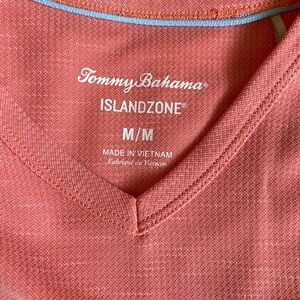 Tommy Bahama Men's V-Neck Shirt in Coral